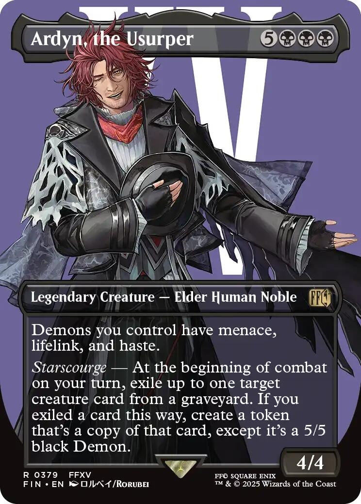 Image for Ardyn, the Usurper (0379) (Borderless) (379) (FIN) - Magic: The Gathering