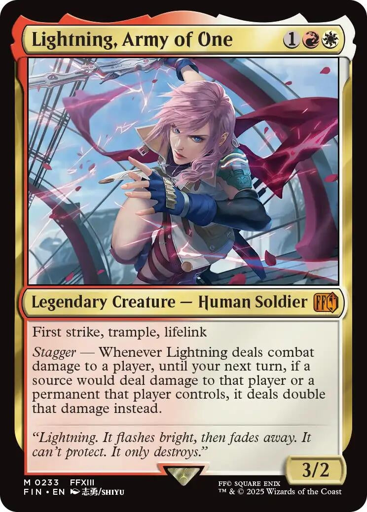 Image for Lightning, Army of One (233) (FIN) - Magic: The Gathering