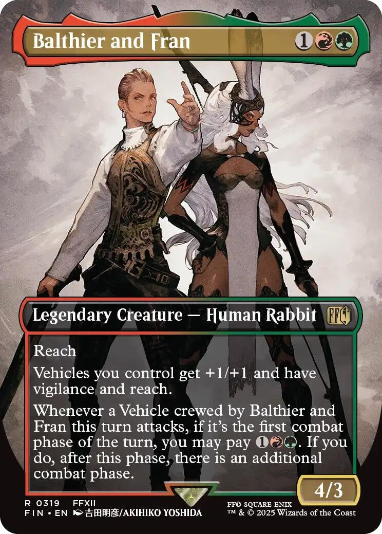 Image for Balthier and Fran (0319) (Borderless) (319) (FIN) - Magic: The Gathering