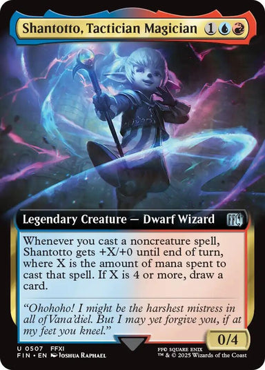Image for Shantotto, Tactician Magician (Extended Art) (507) (FIN) - Magic: The Gathering
