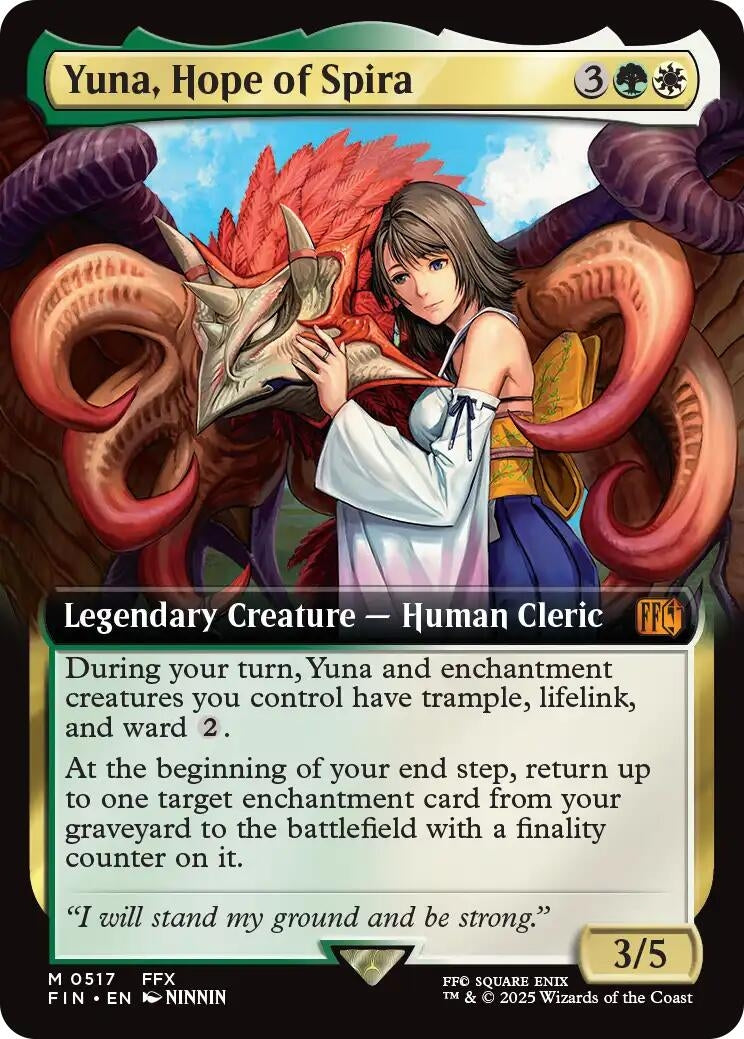 Image for Yuna, Hope of Spira (Extended Art) (517) (FIN) - Magic: The Gathering