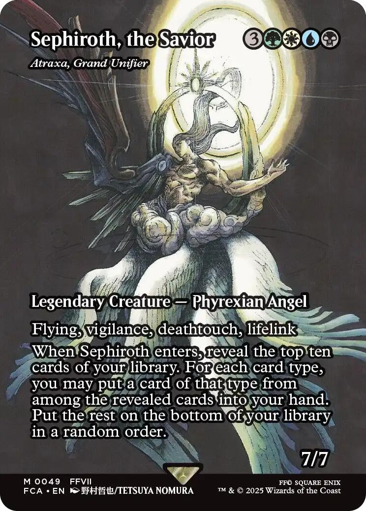 Image for Sephiroth, the Savior - Atraxa, Grand Unifier (Showcase) (49) (FCA) - Magic: The Gathering