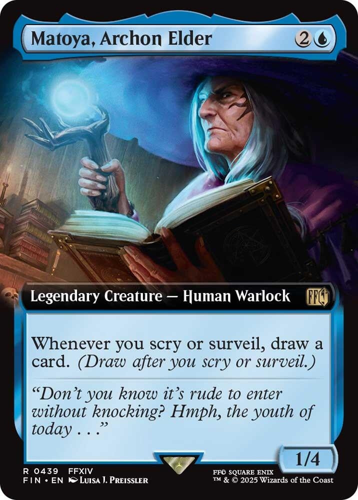 Image for Matoya, Archon Elder (Extended Art) (439) (FIN) - Magic: The Gathering