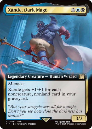 Image for Xande, Dark Mage (Extended Art) (516) (FIN) - Magic: The Gathering