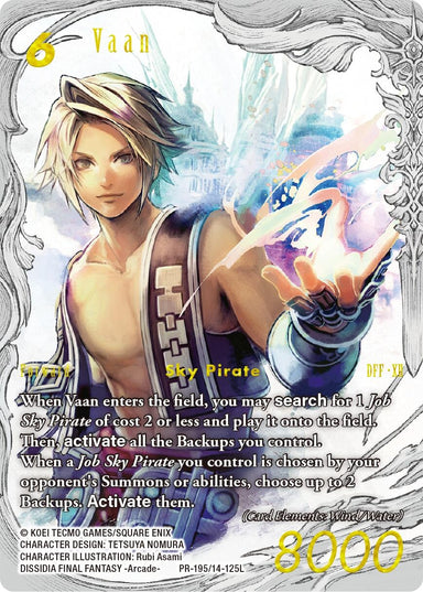 Image for Vaan (PR-195/14-125L) (PR-195/14-125L) (FF: Promo Cards) (PR) - Final Fantasy TCG