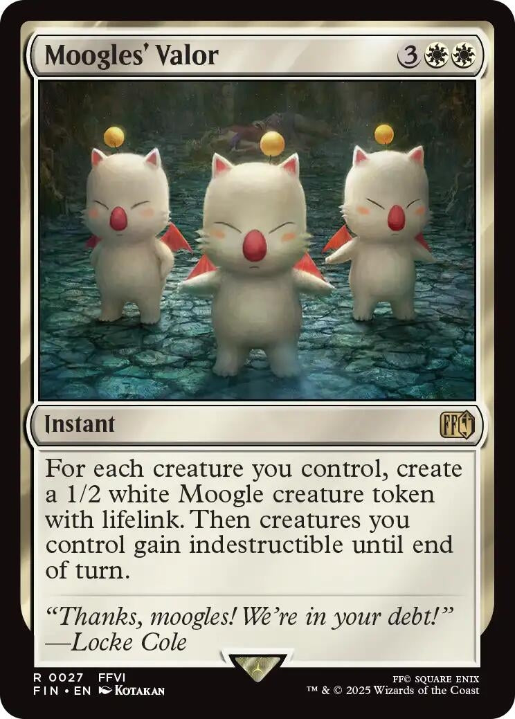 Image for Moogles' Valor (27) (FIN) - Magic: The Gathering