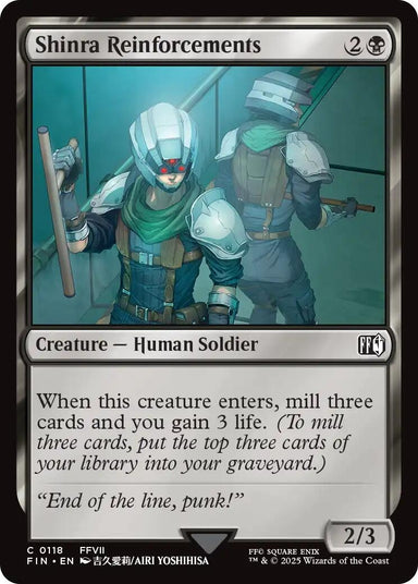 Image for Shinra Reinforcements (118) (FIN) - Magic: The Gathering
