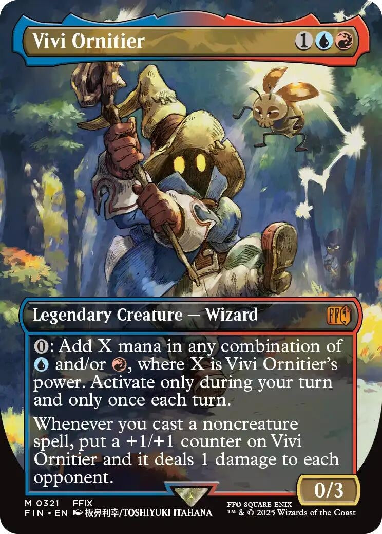 Image for Vivi Ornitier (Borderless) (321) (FIN) - Magic: The Gathering