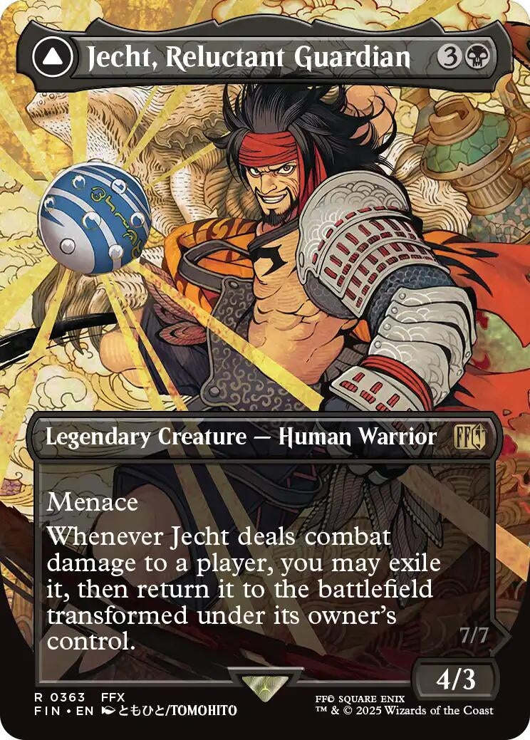 Image for Jecht, Reluctant Guardian (Borderless) (363) (FIN) - Magic: The Gathering