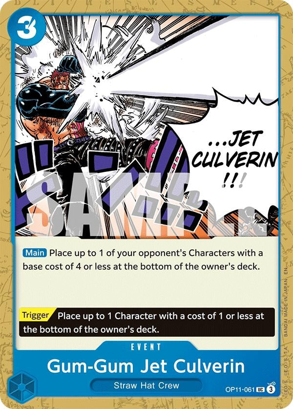 Image for Gum-Gum Jet Culverin (OP11-061) (A Fist of Divine Speed) - One Piece Card Game