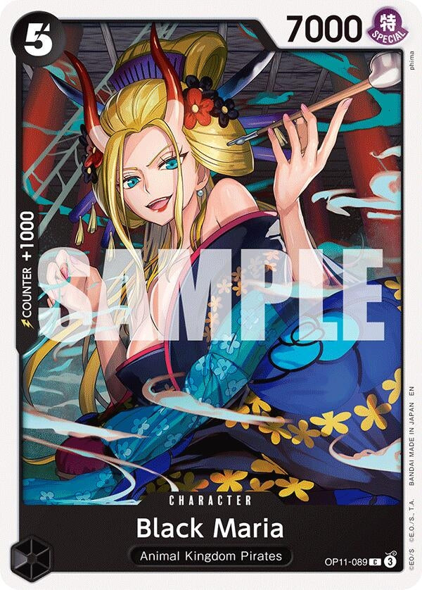 Image for Black Maria (OP11-089) (A Fist of Divine Speed) - One Piece Card Game