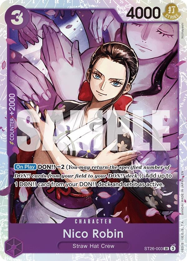 Nico Robin (ST26-003) (Starter Deck 26: PURPLE/BLACK Monkey.D.Luffy)