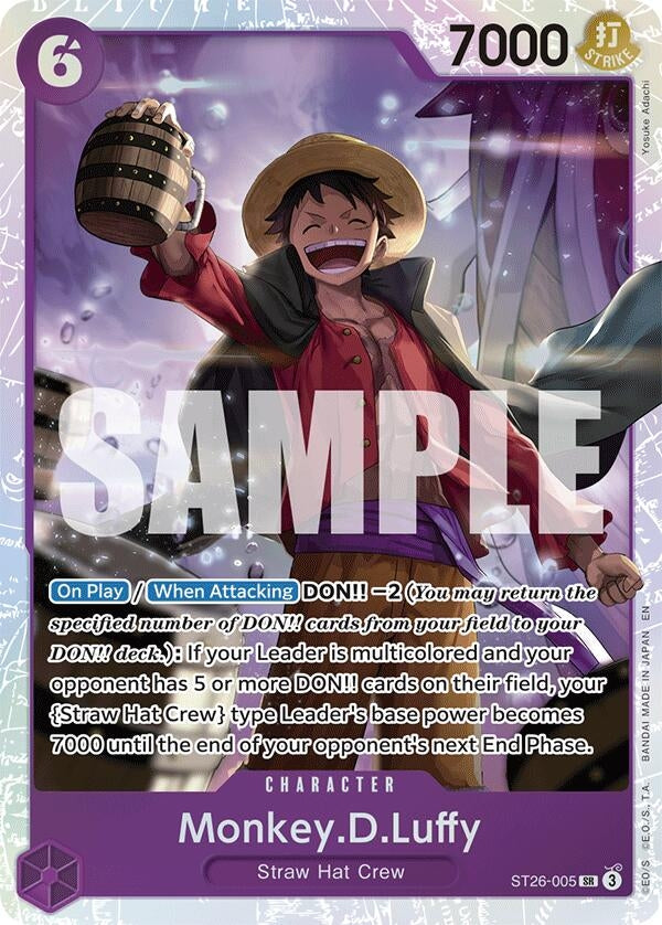Monkey.D.Luffy (ST26-005) (ST26-005) (Starter Deck 26: PURPLE/BLACK Monkey.D.Luffy)