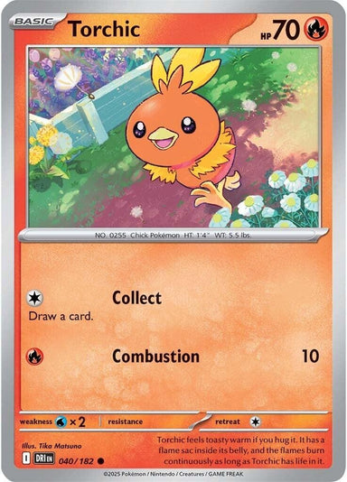 Image for Torchic (040/182) (DRI) - Pokemon