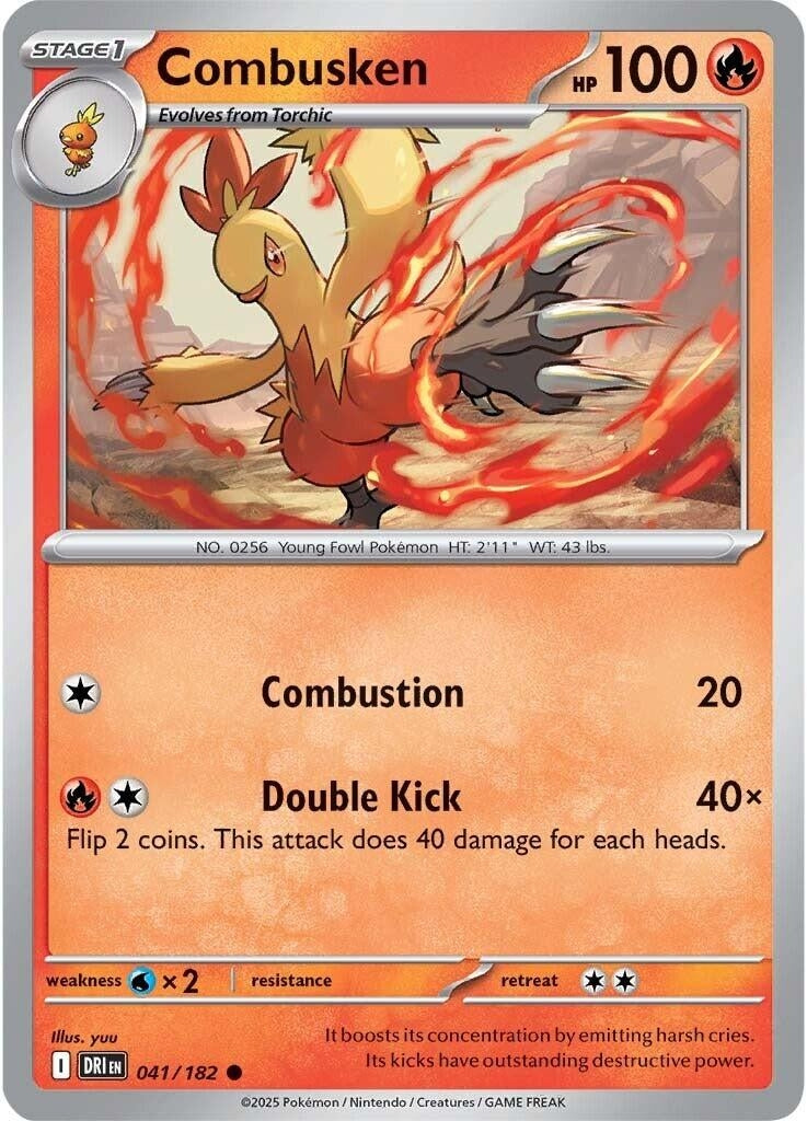 Image for Combusken (041/182) (DRI) - Pokemon