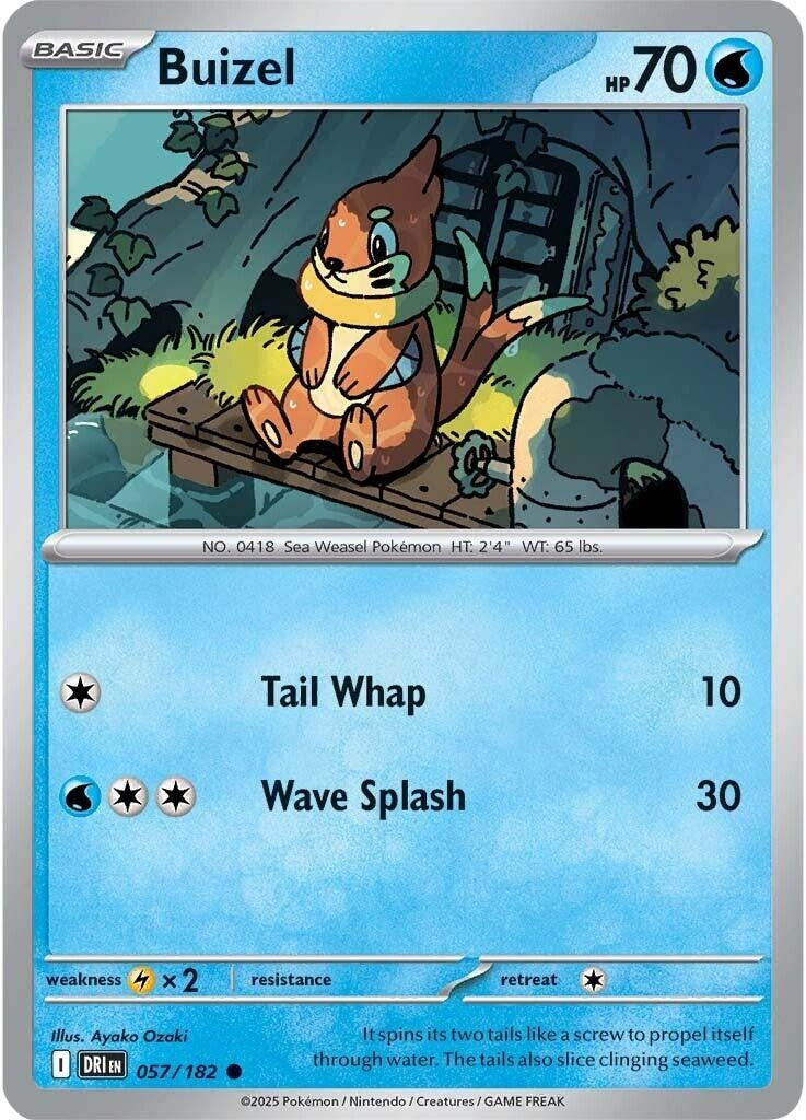 Image for Buizel (057/182) (DRI) - Pokemon