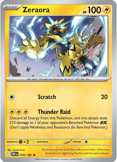 Image for Zeraora (078/182) (DRI) - Pokemon