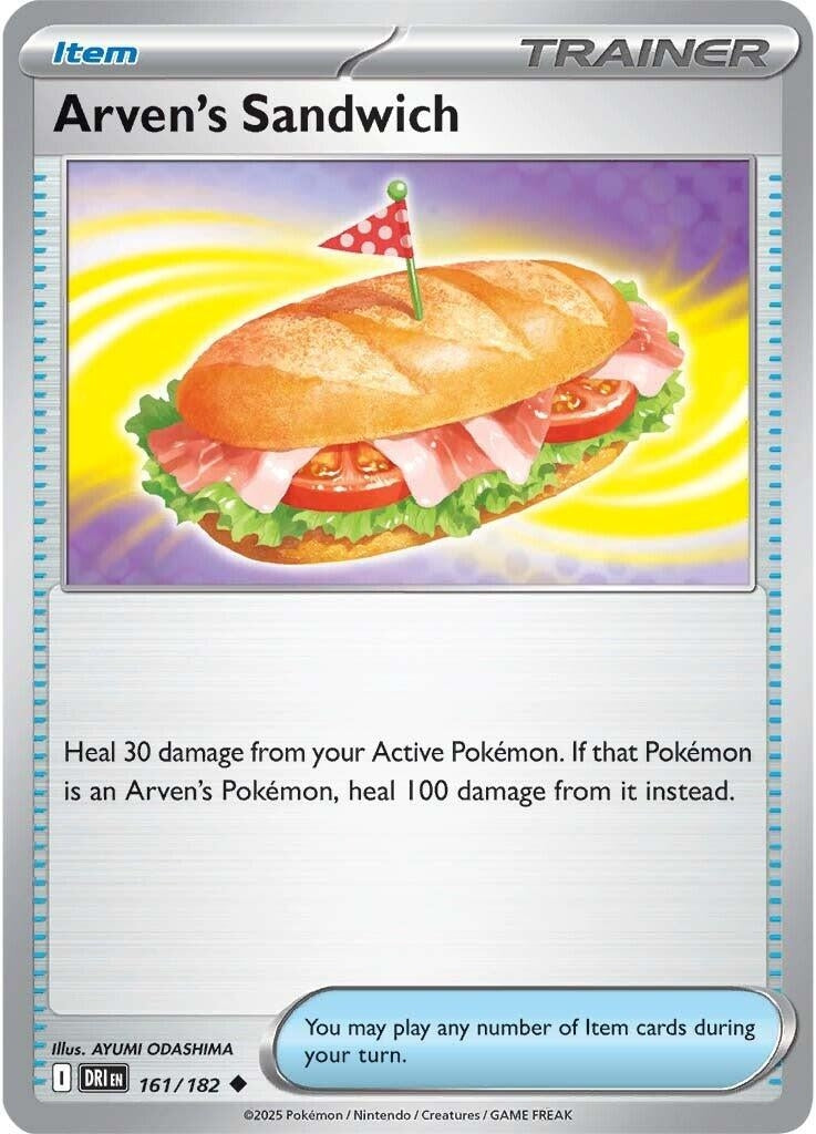 Image for Arven's Sandwich (161/182) (DRI) - Pokemon