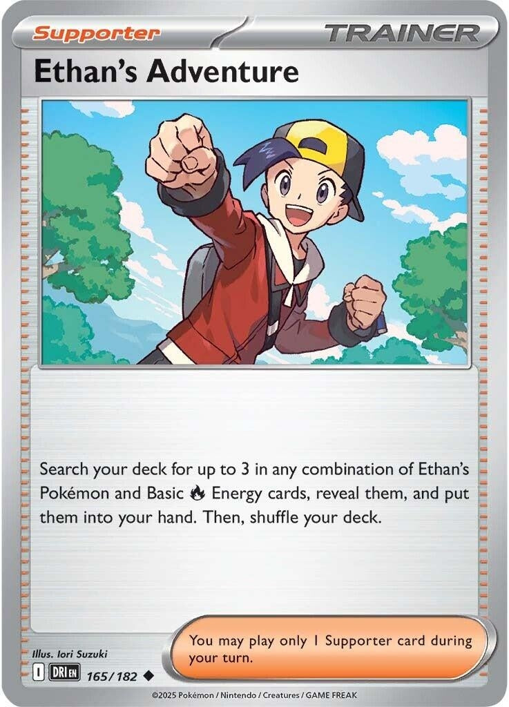 Image for Ethan's Adventure (165/182) (DRI) - Pokemon