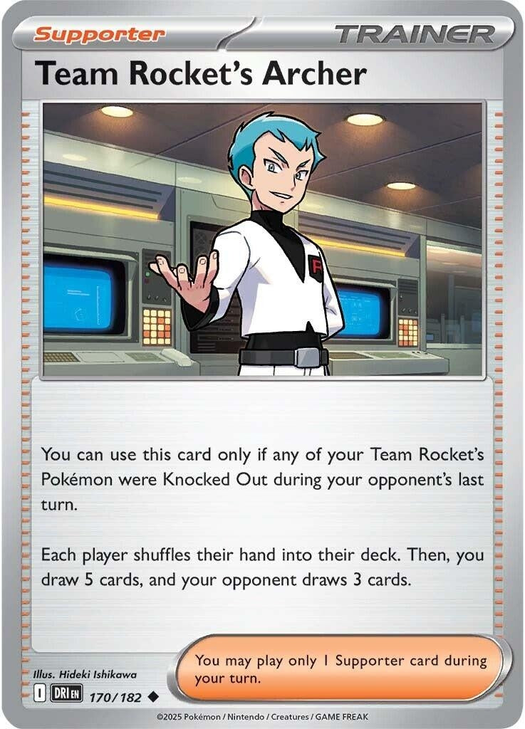 Image for Team Rocket's Archer (170/182) (DRI) - Pokemon