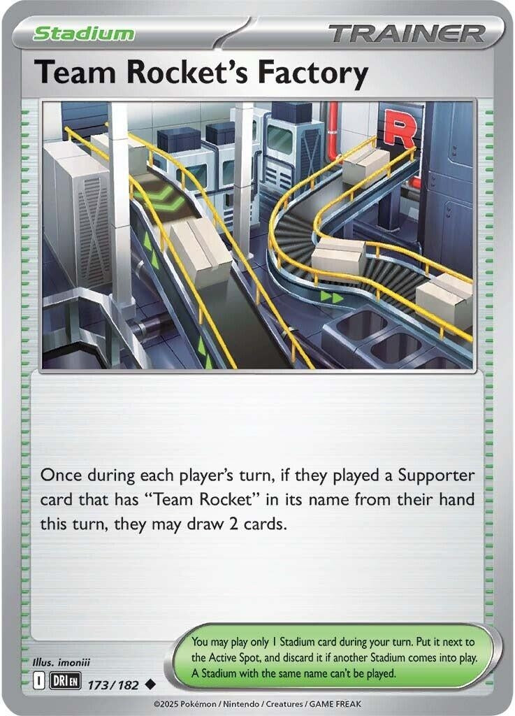 Image for Team Rocket's Factory (173/182) (DRI) - Pokemon