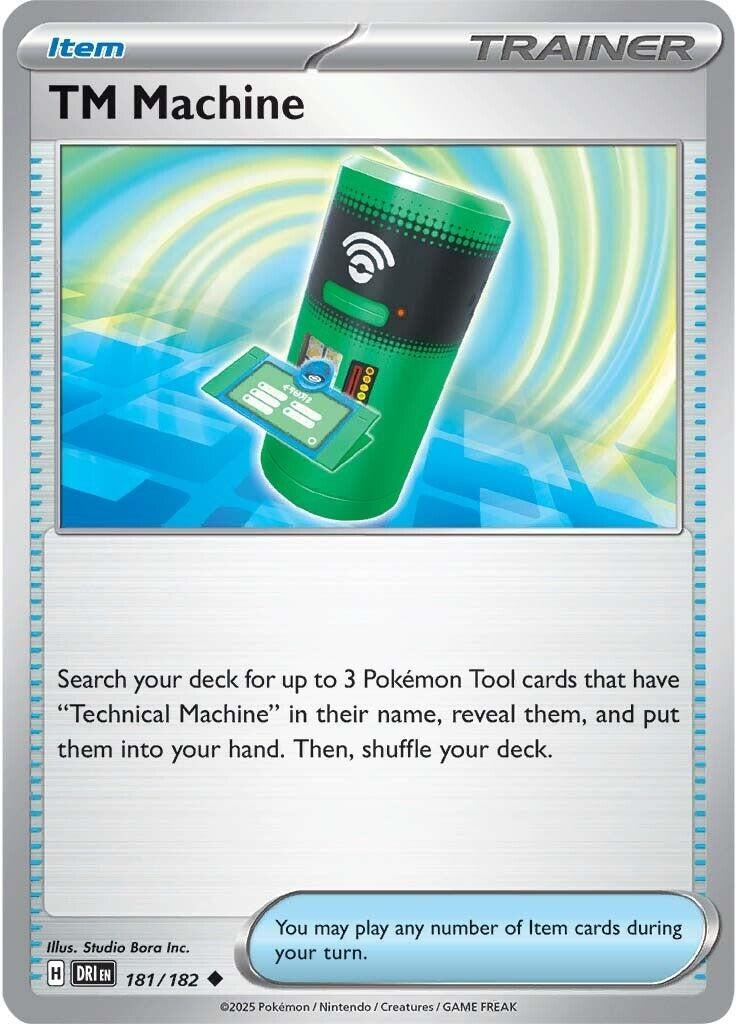 Image for TM Machine (181/182) (DRI) - Pokemon