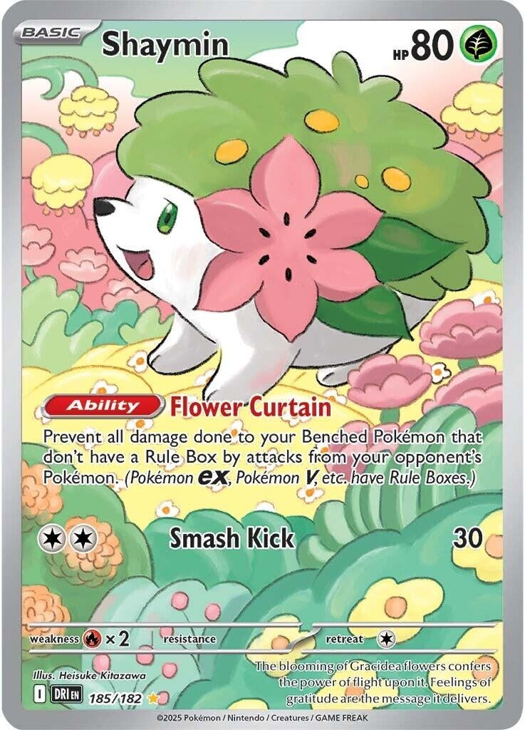 Image for Shaymin (185/182) (DRI) - Pokemon