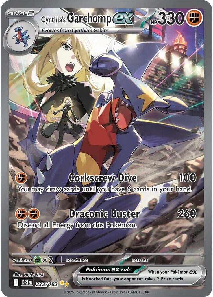 Image for Cynthia's Garchomp ex (232/182) (DRI) - Pokemon