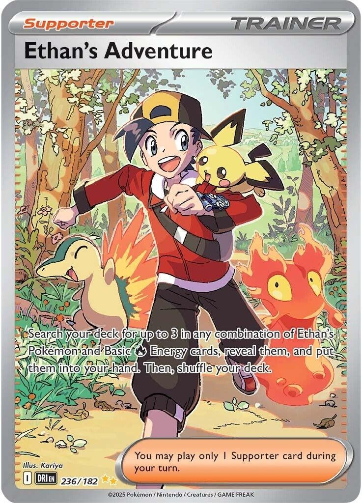 Image for Ethan's Adventure (236/182) (DRI) - Pokemon