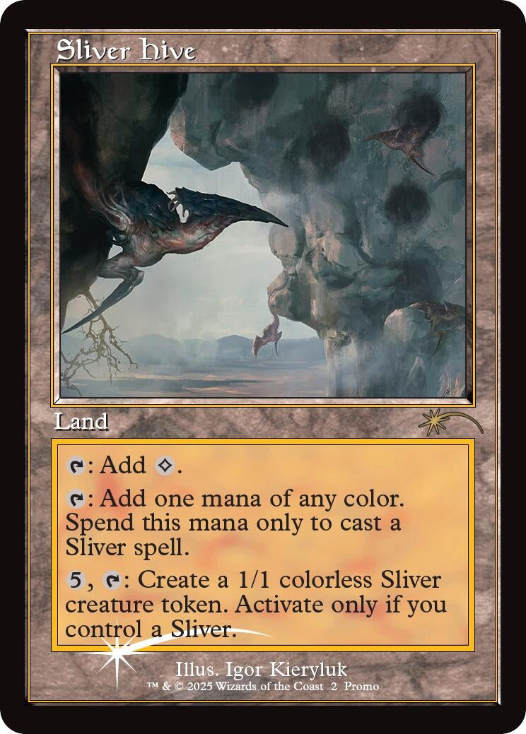 Image for Sliver Hive (Retro Frame) (2) (MagicFest Cards) (MFP) - Magic: The Gathering