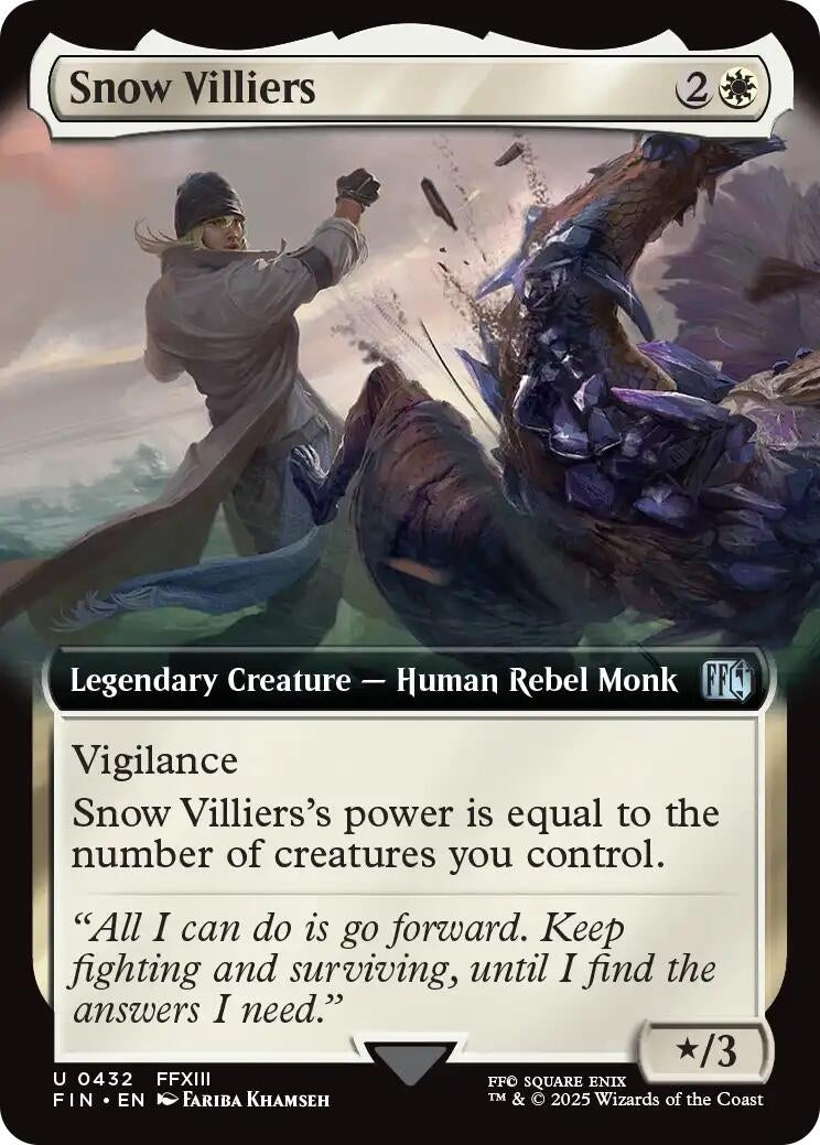 Image for Snow Villiers (Extended Art) (432) (FIN) - Magic: The Gathering