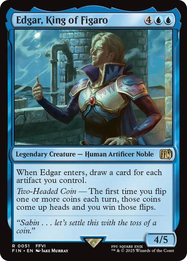 Image for Edgar, King of Figaro (51) (FIN) - Magic: The Gathering