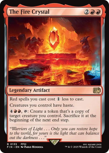 Image for The Fire Crystal (135) (FIN) - Magic: The Gathering