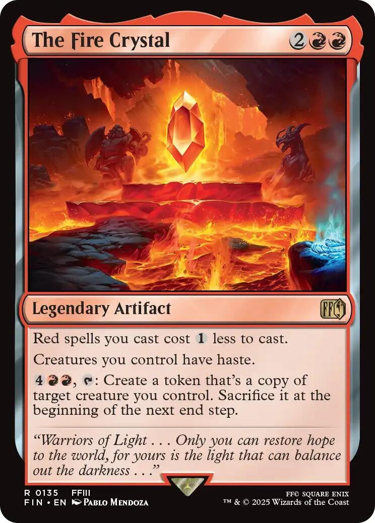Image for The Fire Crystal (135) (FIN) - Magic: The Gathering