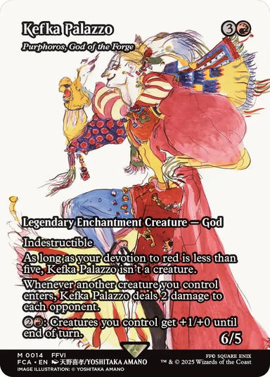 Image for Kefka Palazzo - Purphoros, God of the Forge (Showcase) (14) (FCA) - Magic: The Gathering