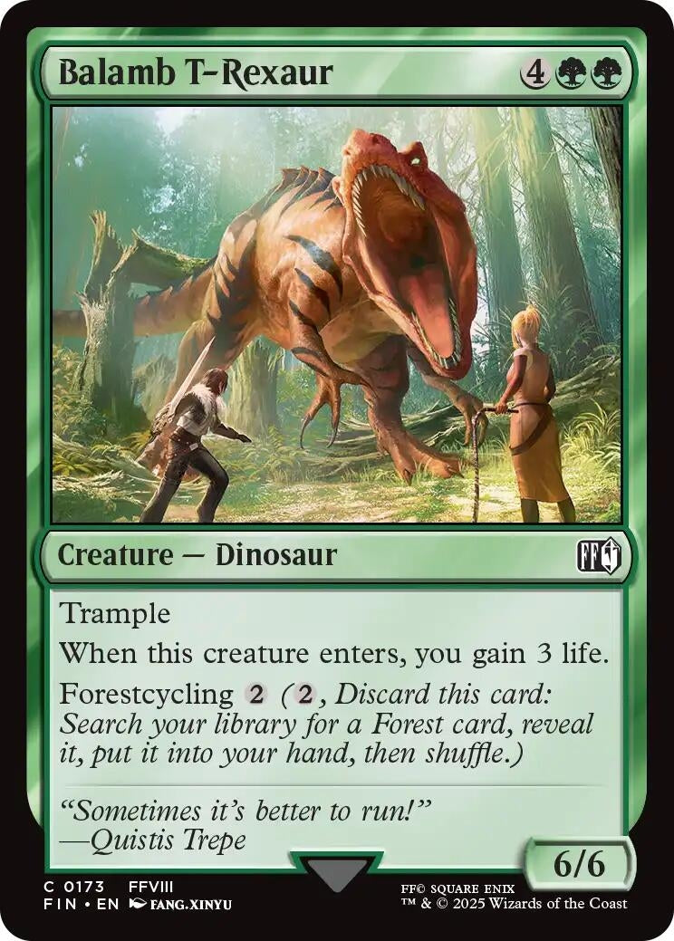 Image for Balamb T-Rexaur (173) (FIN) - Magic: The Gathering