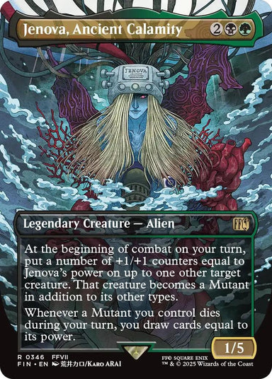 Image for Jenova, Ancient Calamity (Borderless) (346) (FIN) - Magic: The Gathering