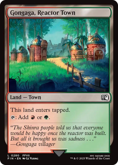 Image for Gongaga, Reactor Town (280) (FIN) - Magic: The Gathering