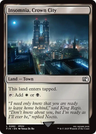 Image for Insomnia, Crown City (282) (FIN) - Magic: The Gathering