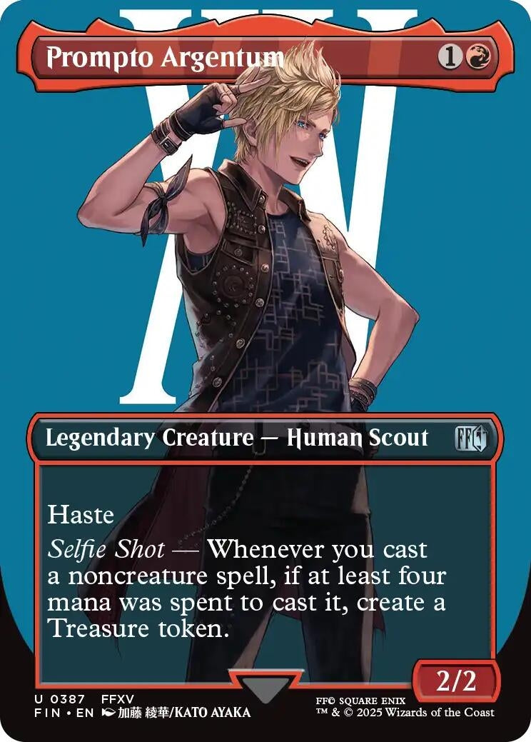 Image for Prompto Argentum (Borderless) (387) (FIN) - Magic: The Gathering