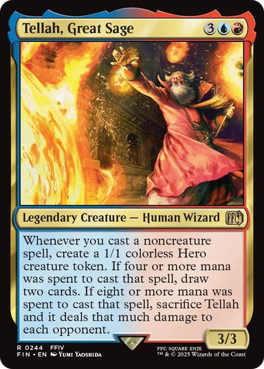 Image for Tellah, Great Sage (244) (FIN) - Magic: The Gathering