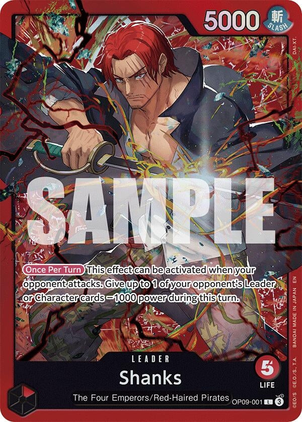 Shanks (Reprint) (OP09-001) (Starter Deck 23: RED Shanks)
