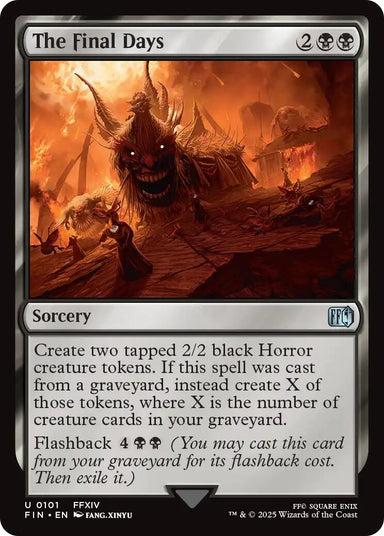 Image for The Final Days (101) (FIN) - Magic: The Gathering