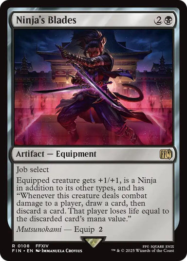 Image for Ninja's Blades (108) (FIN) - Magic: The Gathering