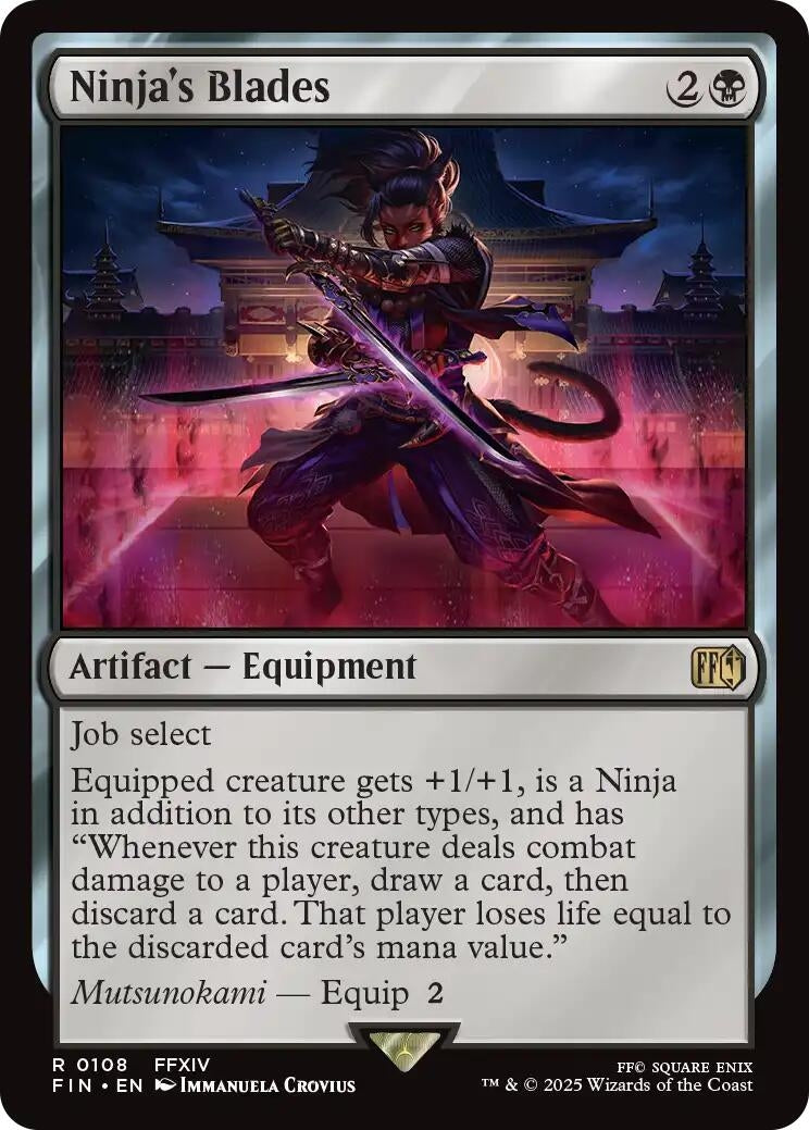 Image for Ninja's Blades (108) (FIN) - Magic: The Gathering