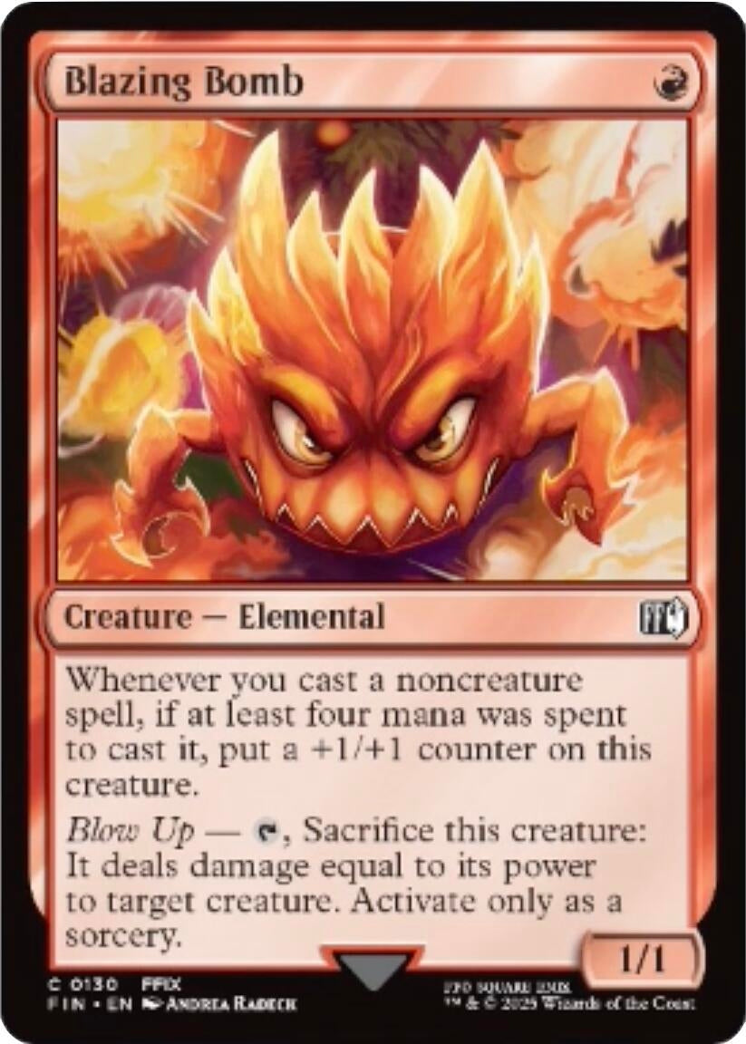 Image for Blazing Bomb (130) (FIN) - Magic: The Gathering