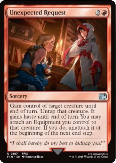 Image for Unexpected Request (167) (FIN) - Magic: The Gathering