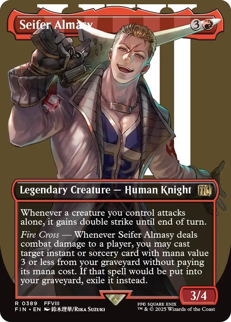Image for Seifer Almasy (Borderless) (389) (FIN) - Magic: The Gathering