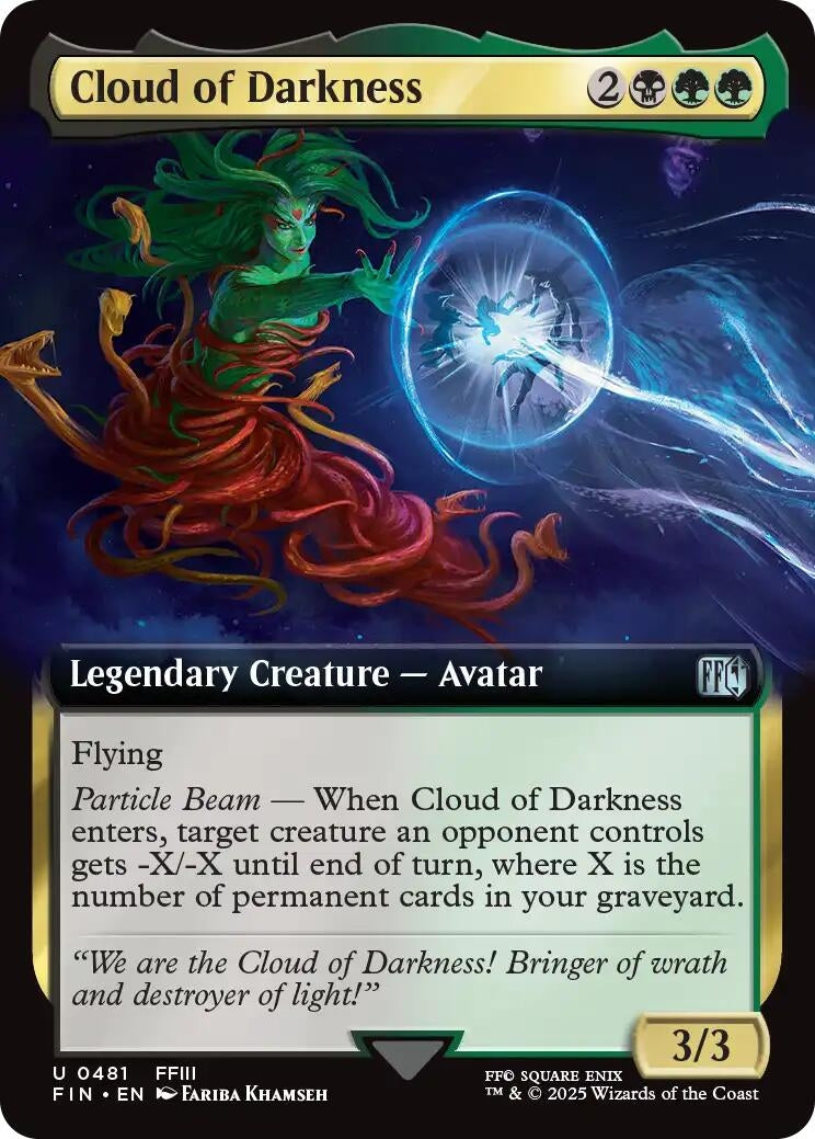 Image for Cloud of Darkness (Extended Art) (481) (FIN) - Magic: The Gathering