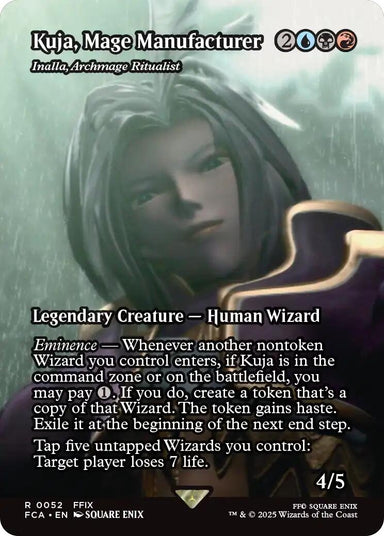 Image for Kuja, Mage Manufacturer - Inalla, Archmage Ritualist (Showcase) (52) (FCA) - Magic: The Gathering